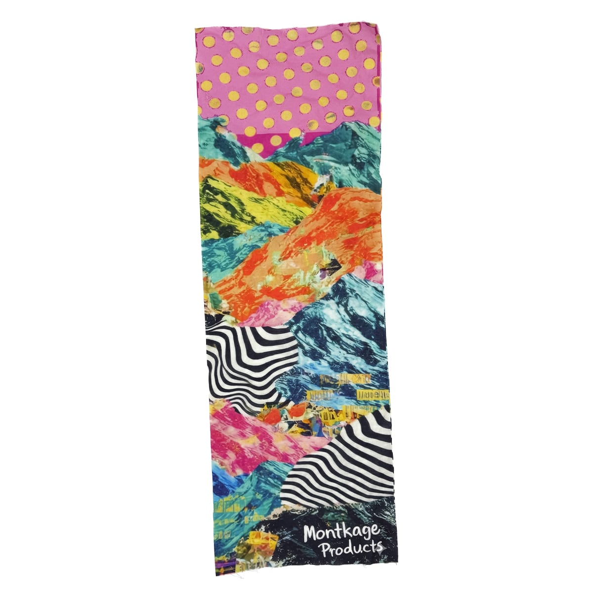 【DM便190円】Montkage Products モンカゲプロダクツ 手ぬぐい 「Mixture Mountain」ミクスチャーマウンテン